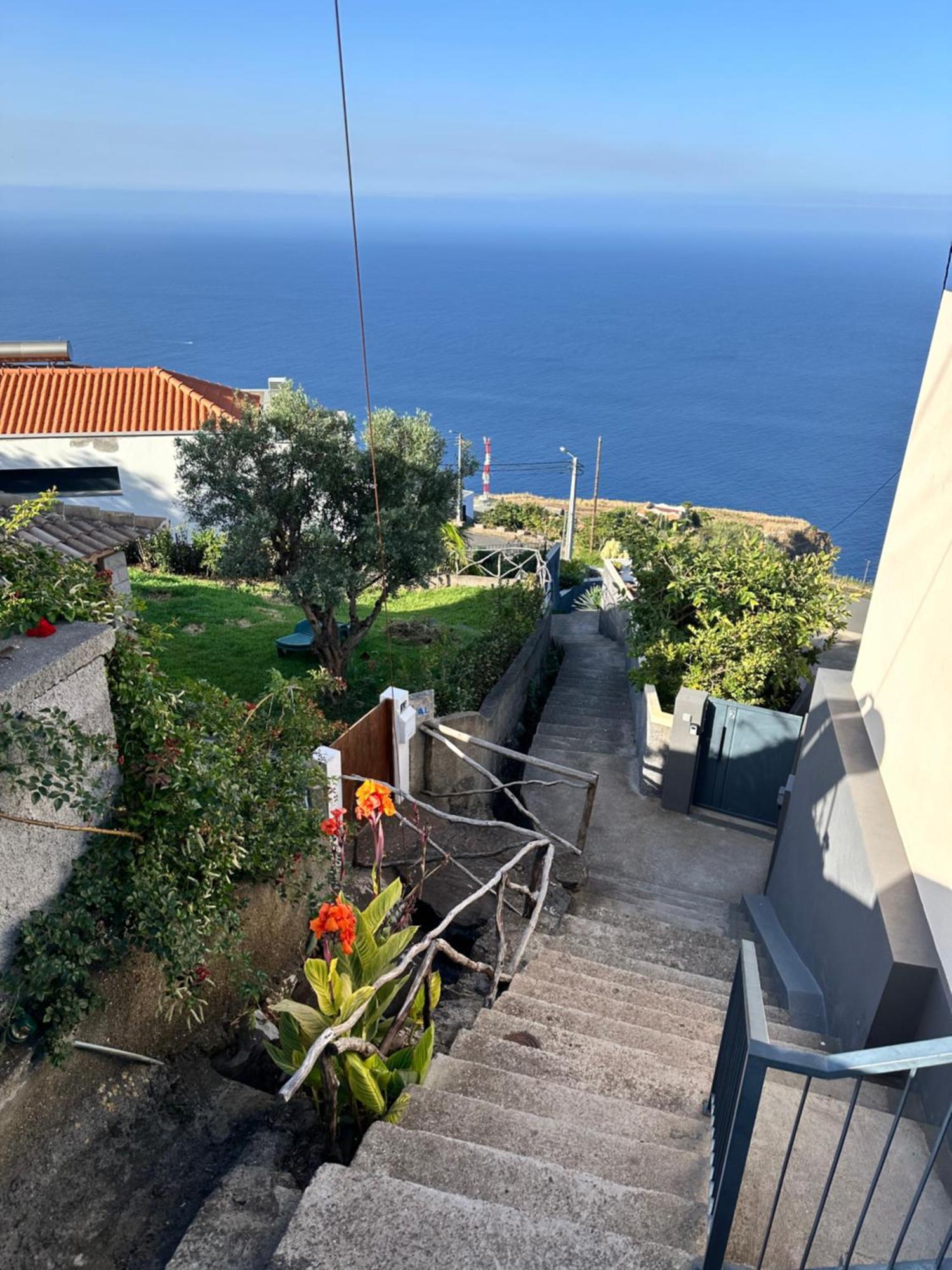 הוילה קלייטה Cozy Sea View House Faja Da Ovelha מראה חיצוני תמונה